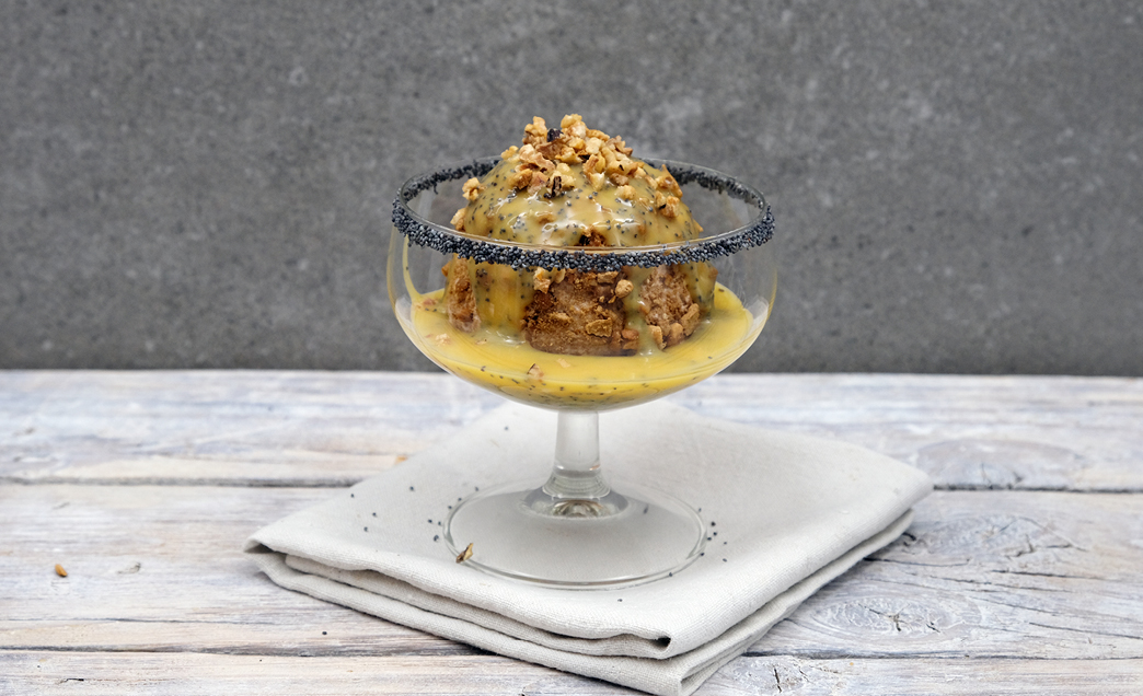 Rum-Vanille-Mohn Affogato - bindi DEUTSCHLAND GmbH